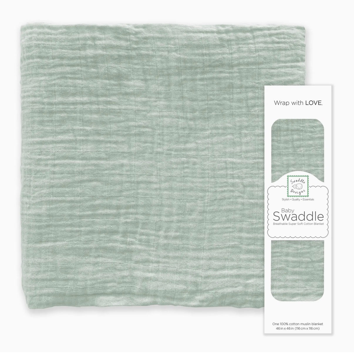 Muslin Swaddle Blanket, Premium Cotton