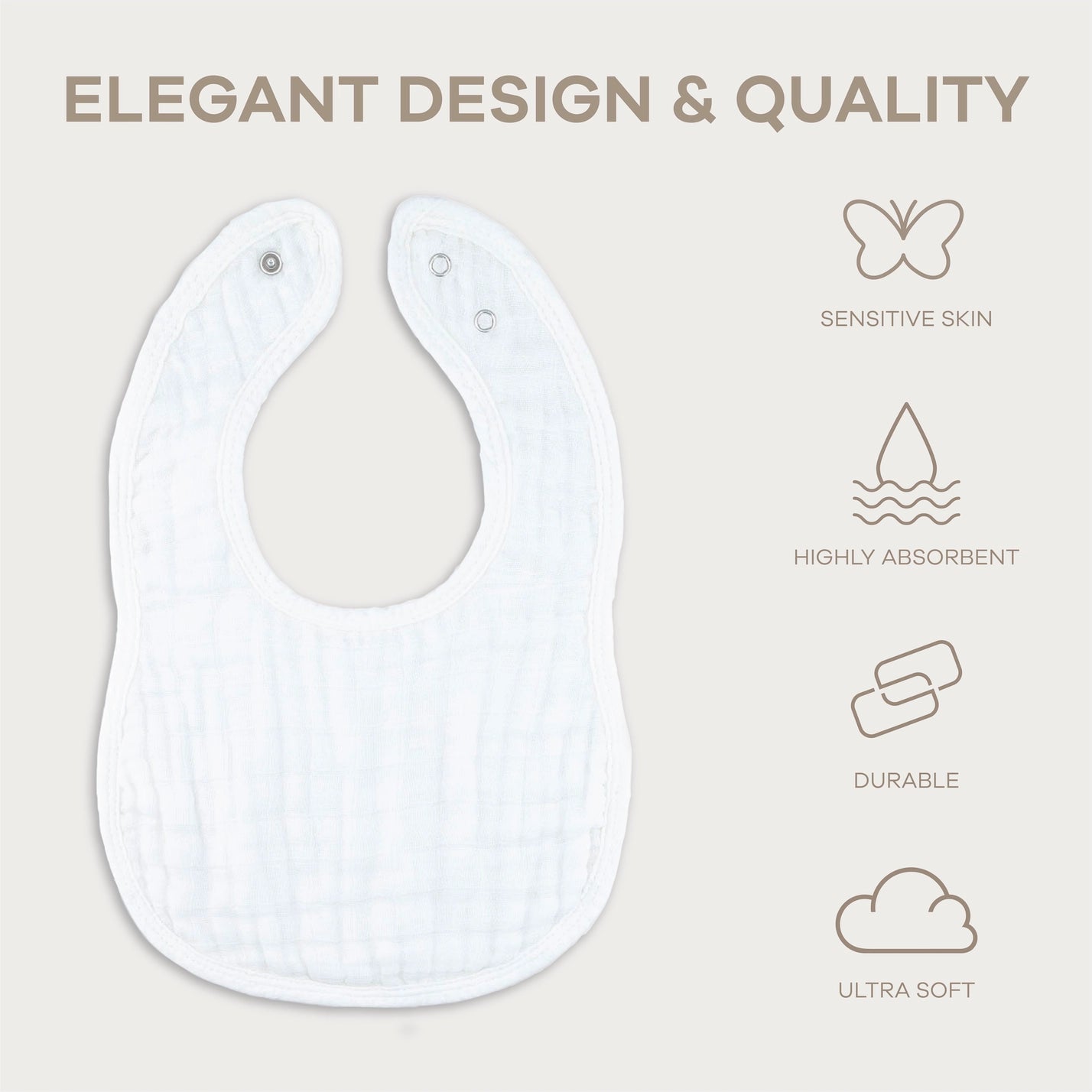 Muslin Cotton Baby Bibs